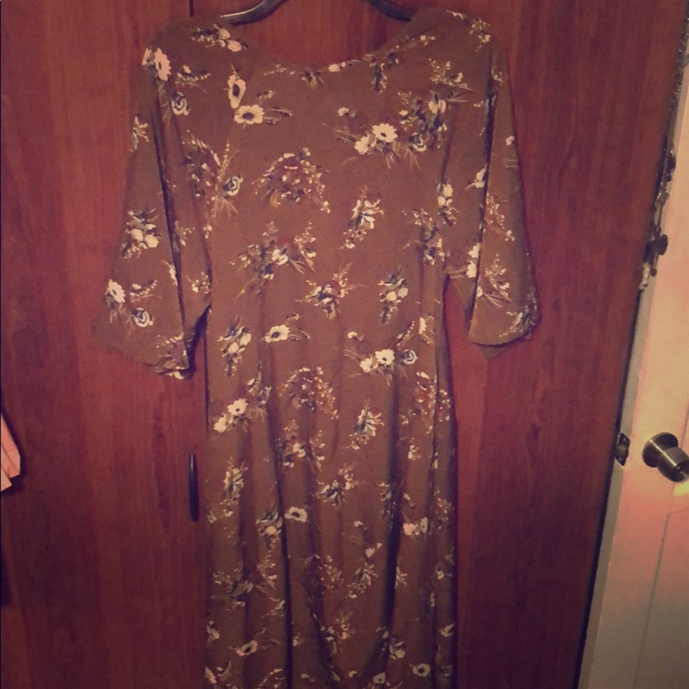 Floral midi dress